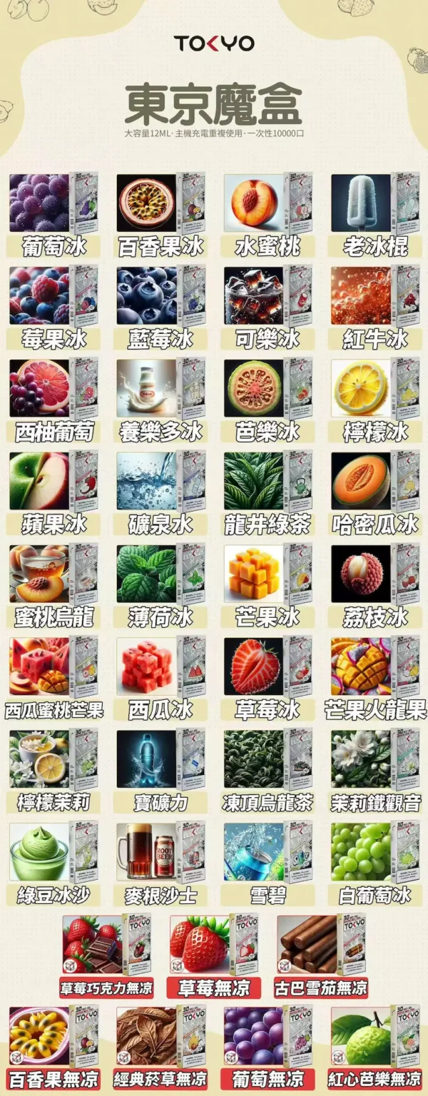 【滿3盒加100贈主機】TOKYO MOHOO BOX 東京魔盒專用煙彈 電子煙替換煙彈 系列專用搭配設計 日常補充更換推薦 台灣現貨