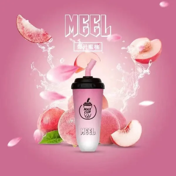 MEEL 奶茶杯6000口拋棄式電子煙 奶茶風格外觀設計 長效容量使用體驗 輕巧攜帶適合日常使用 台灣現貨