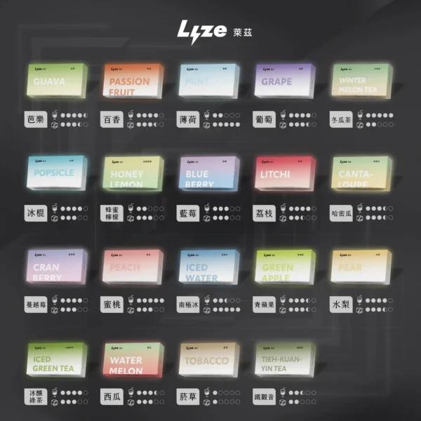 Lyze 萊茲 東京魔盒專用電子煙煙彈 10000口長效容量設計 穩定霧化口感 日常替換補充使用 台灣現貨