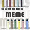 MEME 拋棄式電子煙 7000口長效容量設計 便攜輕巧機身 外出使用方便 日常口感體驗推薦 台灣現貨