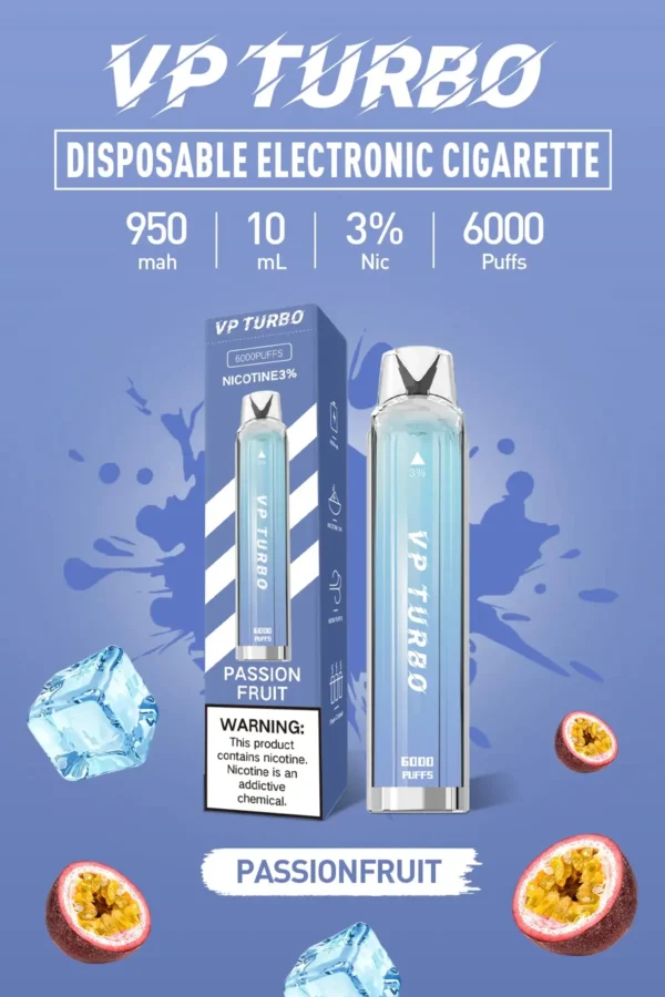 VP TURBO 幻彩發光棒6000口拋棄式電子煙 LED燈效外觀設計 長效容量使用 輕巧攜帶適合日常體驗 台灣現貨