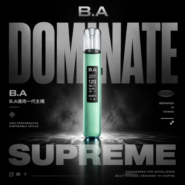 B.A Smart Vape Bar 一代通用主機 電子煙換彈式主機 相容一代煙彈使用設計 日常攜帶與設備替換推薦 台灣現貨