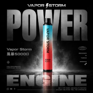VAPOR STORM 風暴系列5000口拋棄式電子煙 大容量設計 日常攜帶使用 方便即用型一次性電子煙 台灣現貨