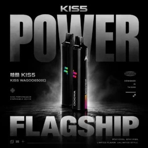 哇酷 WAGOO KIS5 6500口拋棄式電子煙 長效容量設計 一次性電子煙方便使用 日常攜帶推薦 台灣現貨