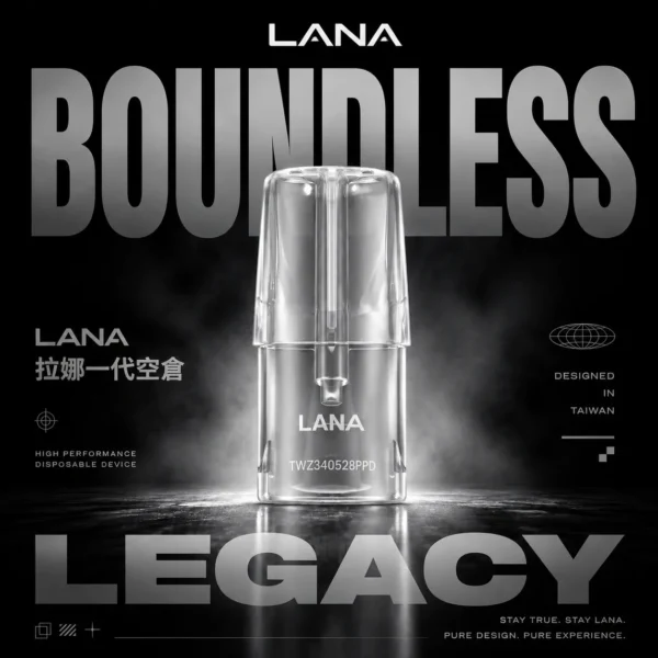 LANA 拉娜一代通用透明空倉煙彈 電子煙替換空煙彈 可注油透明倉設計 相容一代主機使用 日常DIY換彈推薦 台灣現貨