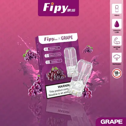 【滿3贈主機】Fipy 果派一代通用電子煙煙彈 替換式設計 支援一代主機使用 日常口感補充 新手友善推薦