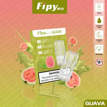【滿3贈主機】Fipy 果派一代通用電子煙煙彈 替換式設計 支援一代主機使用 日常口感補充 新手友善推薦