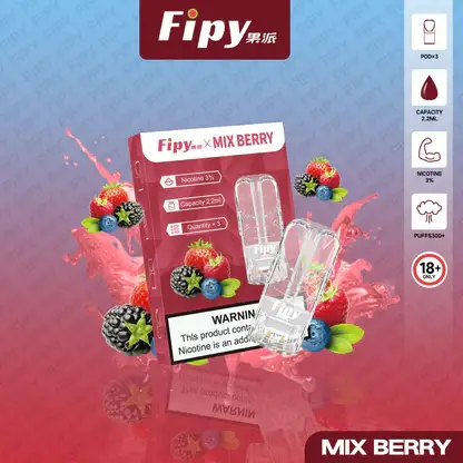 【滿3贈主機】Fipy 果派一代通用電子煙煙彈 替換式設計 支援一代主機使用 日常口感補充 新手友善推薦