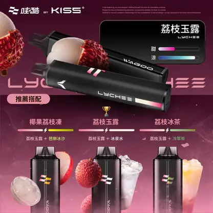 哇酷 WAGOO KIS5 6500口拋棄式電子煙 長效容量設計 一次性電子煙方便使用 日常攜帶推薦 台灣現貨