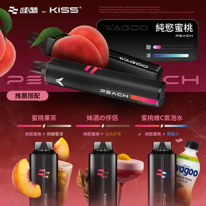 哇酷 WAGOO KIS5 6500口拋棄式電子煙 長效容量設計 一次性電子煙方便使用 日常攜帶推薦 台灣現貨