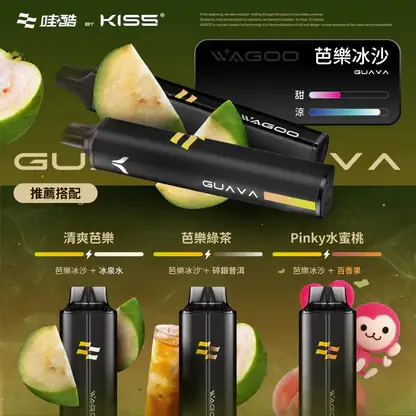 哇酷 WAGOO KIS5 6500口拋棄式電子煙 長效容量設計 一次性電子煙方便使用 日常攜帶推薦 台灣現貨