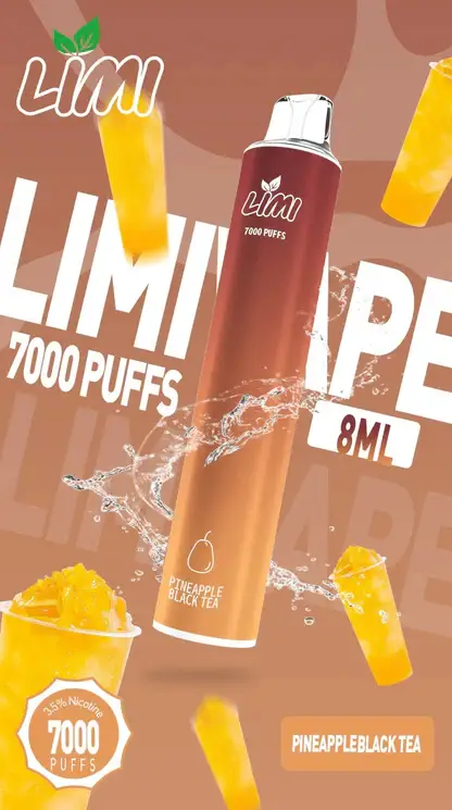LIMI 7000口拋棄式電子煙 長效容量設計 一次性電子煙方便使用 日常攜帶體驗推薦 台灣現貨