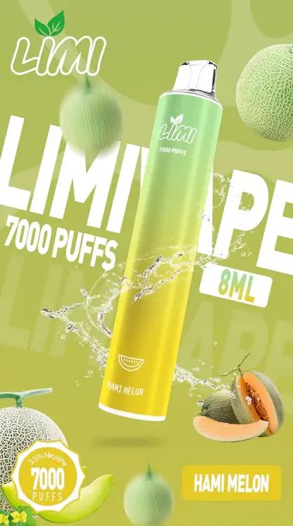 LIMI 7000口拋棄式電子煙 長效容量設計 一次性電子煙方便使用 日常攜帶體驗推薦 台灣現貨