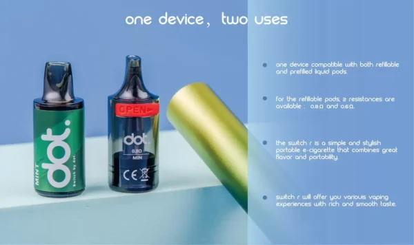 DOT 佩特里專用主機 電子煙換彈式主機 DotMod系列設備設計 專用煙彈搭配使用 高質感便攜設備推薦 台灣現貨