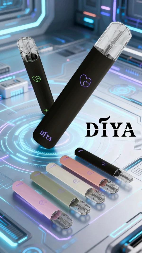 【滿10贈1】DIYA 叮啞愛心幻彩一代通用電子煙主機 潮流外觀設計 搭配一代煙彈使用 輕鬆入門 台灣現貨推薦