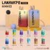 LANA 6000口拋棄式電子煙 長效容量設計 輕巧便攜外出使用 方便即用日常口感體驗推薦 台灣現貨