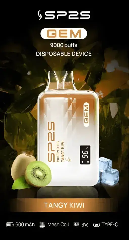 SP2S 思博瑞 GEM 9000口拋棄式電子煙 長效容量設計 一次性電子煙方便使用 日常攜帶推薦 台灣現貨
