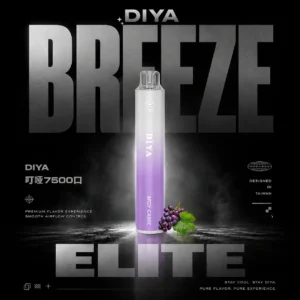 DIYA 叮啞 7500口拋棄式電子煙 長效容量設計 方便攜帶使用 多種風味體驗選擇 台灣現貨