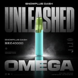 Snowplus DASH 4000口拋棄式電子煙 4000口長效容量設計 外出攜帶方便 日常使用推薦 台灣現貨