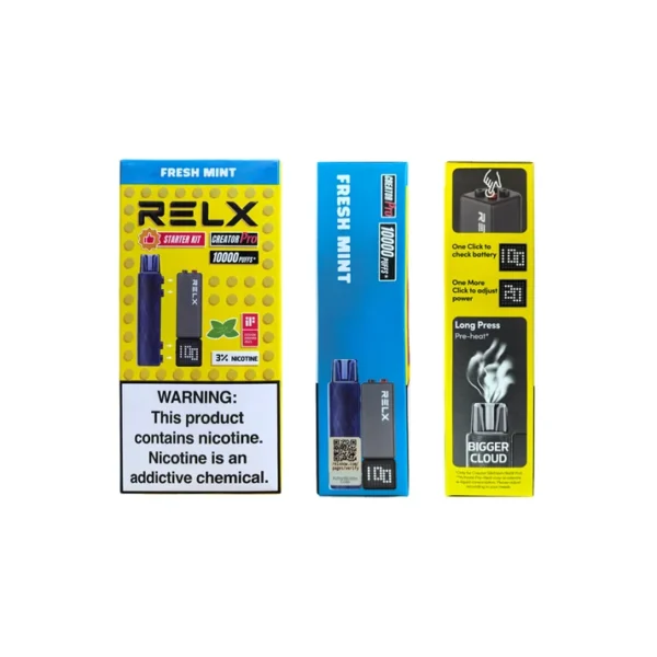 RELX 悅刻 Creator積木 7000口拋棄式電子煙套裝 便攜輕巧機身 外出使用推薦 台灣現貨