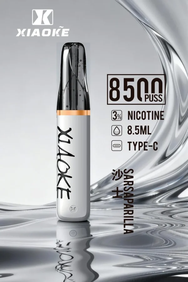 XIAOKE 梟客 8500口拋棄式電子煙 便攜輕巧機身 3%尼古丁鹽 外出使用推薦 台灣現貨