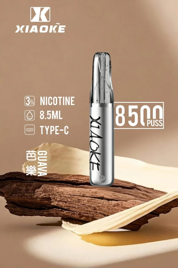 XIAOKE 梟客 8500口拋棄式電子煙 便攜輕巧機身 3%尼古丁鹽 外出使用推薦 台灣現貨