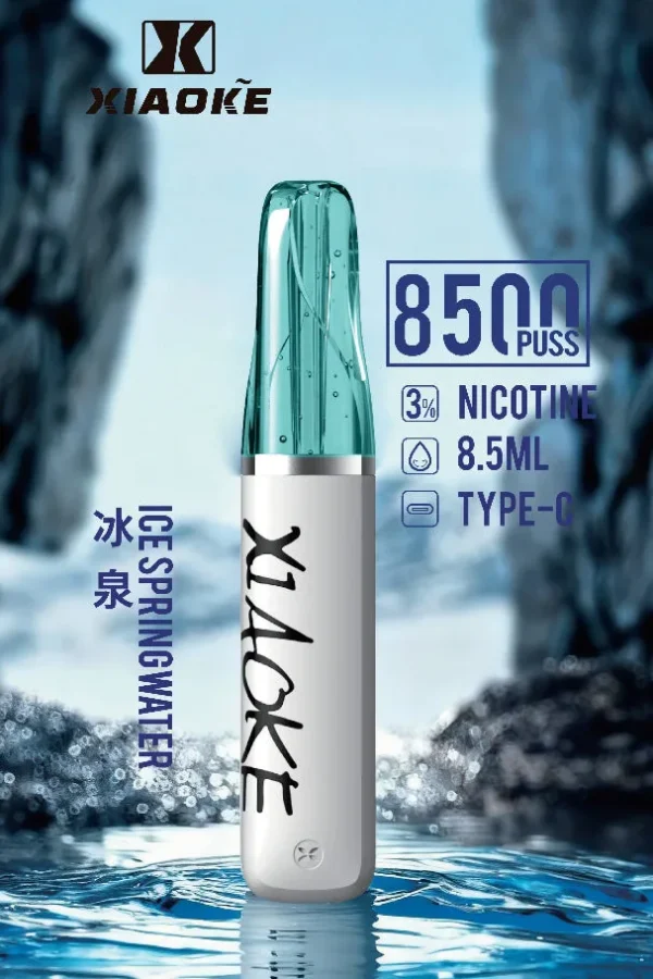 XIAOKE 梟客 8500口拋棄式電子煙 便攜輕巧機身 3%尼古丁鹽 外出使用推薦 台灣現貨