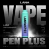 LANA PEN PLUS 9000口拋棄式電子煙 便攜輕巧機身 Mesh網芯極致霧化 外出使用推薦 台灣現貨
