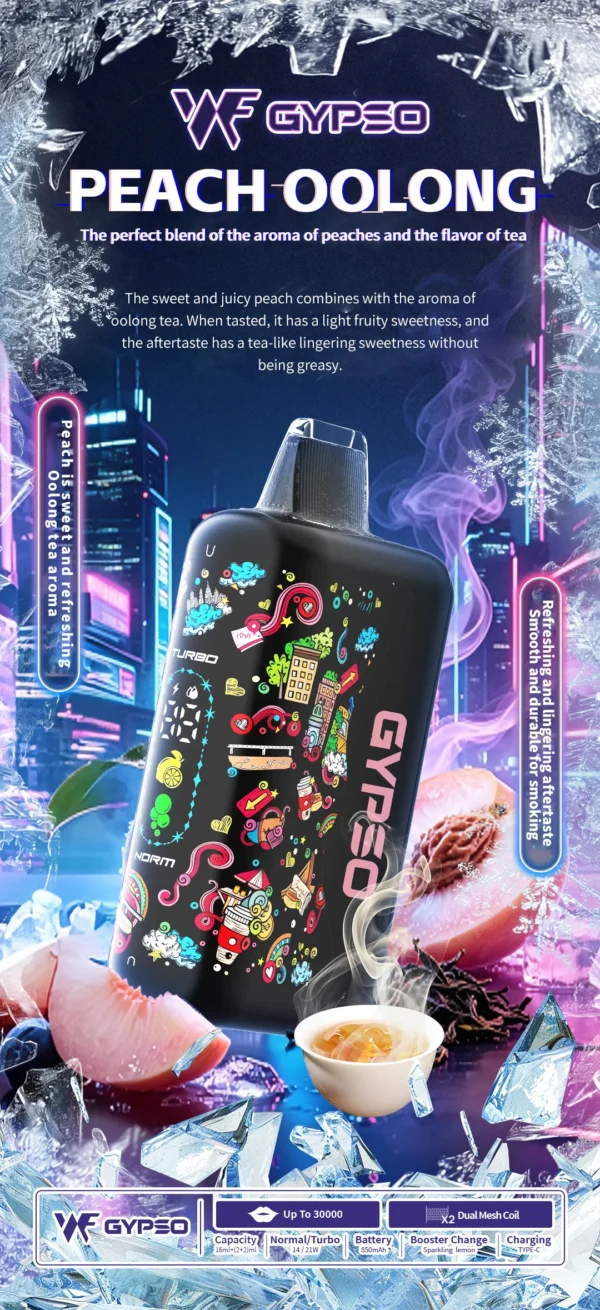 GYPSO 滿天星 30000口拋棄式電子煙 便攜輕巧機身 雙模式雙功率 外出使用推薦 台灣現貨