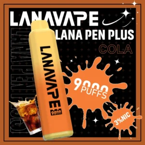 LANA PEN PLUS 9000口拋棄式電子煙 便攜輕巧機身 Mesh網芯極致霧化 外出使用推薦 台灣現貨