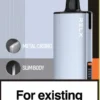 RELX悅刻x-box-16000口拋棄式電子煙-藍銀主機 RELX 悅刻 X-BOX 16000口換彈式電子煙套裝 便攜輕巧機身 雙段功率調節 外出使用推薦 台灣現貨
