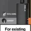 RELX悅刻x-box-16000口拋棄式電子煙-黑色主機 RELX 悅刻 X-BOX 16000口換彈式電子煙套裝 便攜輕巧機身 雙段功率調節 外出使用推薦 台灣現貨