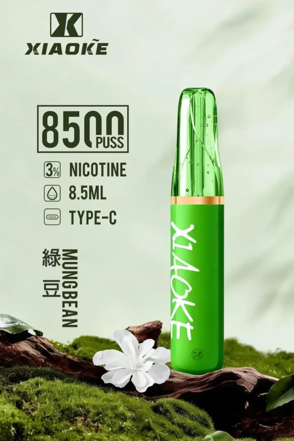 XIAOKE 梟客 8500口拋棄式電子煙 便攜輕巧機身 3%尼古丁鹽 外出使用推薦 台灣現貨