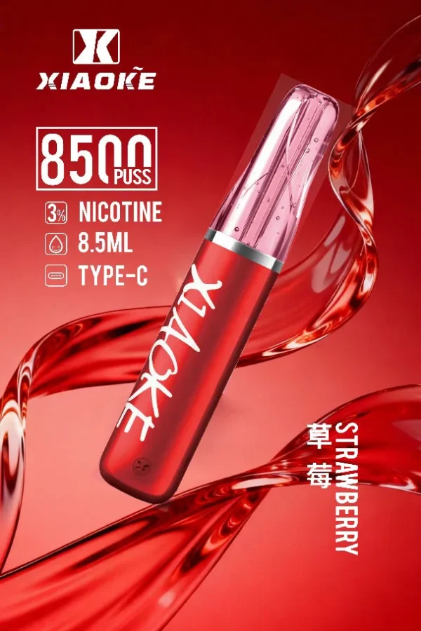 XIAOKE 梟客 8500口拋棄式電子煙 便攜輕巧機身 3%尼古丁鹽 外出使用推薦 台灣現貨
