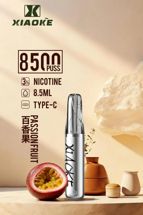 XIAOKE 梟客 8500口拋棄式電子煙 便攜輕巧機身 3%尼古丁鹽 外出使用推薦 台灣現貨